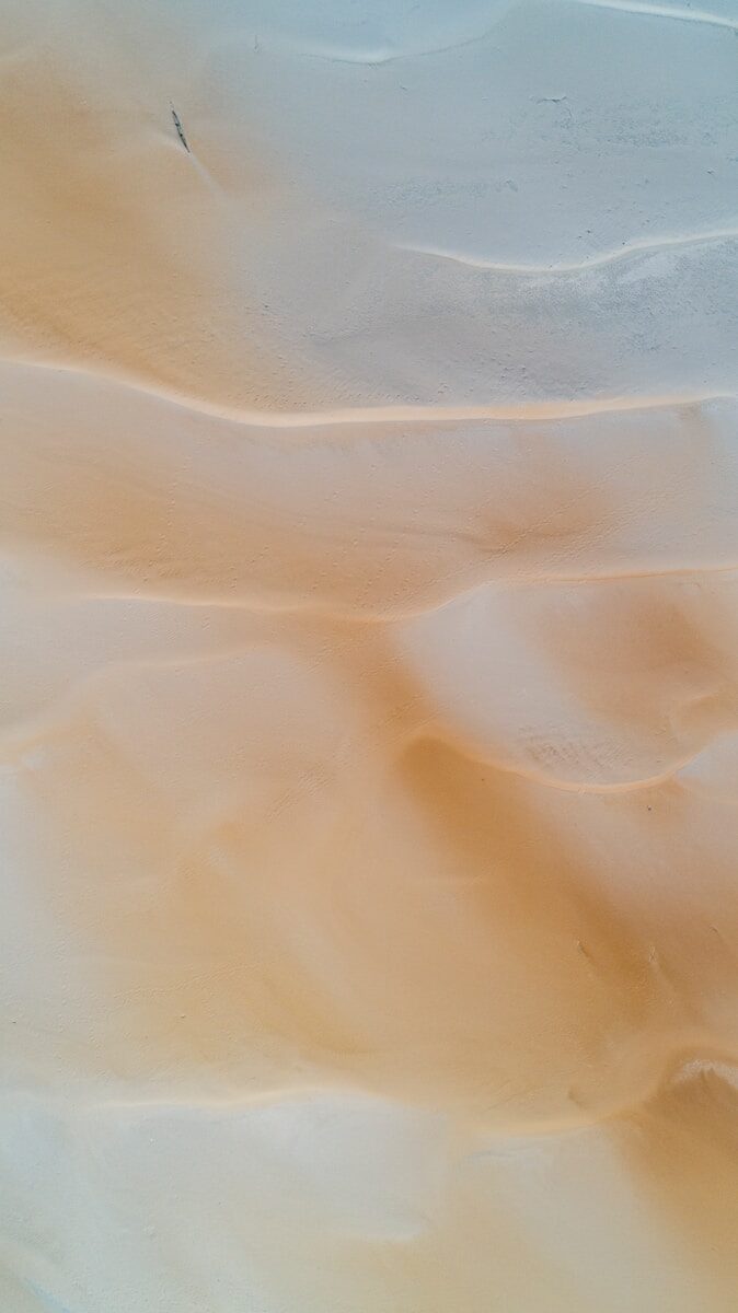 a close-up of a beach